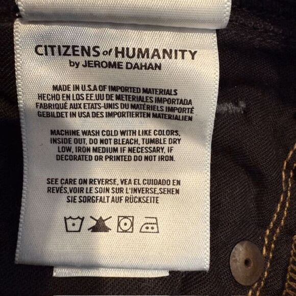 NEW! Citizens of Humanity Avedon Maternity Jeans in Galaxy Wash Skinny Size 23 - Picture 9 of 15